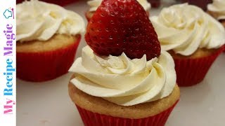 Strawberry amp White Chocolate Cupcakes [upl. by Iblok]