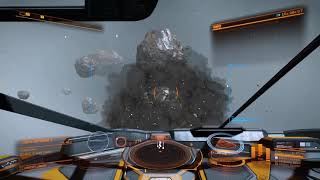 Elite Dangerous Horizons game play Asteroid core MONAZITE MINING [upl. by Rather]