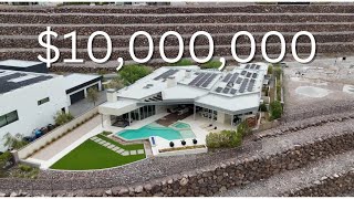 Touring a Modern 10000000 Luxury Las Vegas Mansion [upl. by Annenn979]