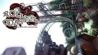 Shaman Roller Coaster Gardaland Pov OnRideOff Ride 2017 [upl. by Ilac948]