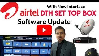 Airtel DTH Software Update  Airtel Setup Box  Airtel Set Top Box New Interface  AryRock Tech [upl. by Bruner]