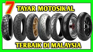 7 Jenama Tayar Motosikal Terbaik di Malaysia 2024 [upl. by Aissilem]