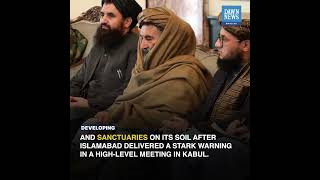 Afghan Taliban Vows To Help Pakistan On TTP Sanctuaries Issue  Developing  Dawn News English [upl. by Eetnuahs]