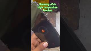 Samsung A04s  high temperature charging problem device smartphone mobilephone [upl. by Amoreta]