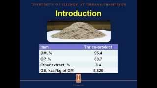 Amino acid digestibility and concentration of DE and ME in a threonine coproduct [upl. by Clim]