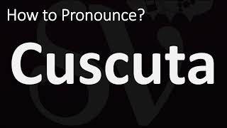 How to Pronounce Cuscuta CORRECTLY [upl. by Eciruam169]