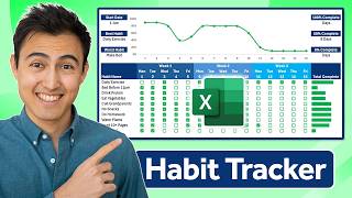 Make a Productivity Tracker in Excel  FREE File [upl. by Dranyl]