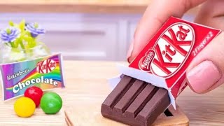 Amazing KitKat Cake  Best Miniature  Rainbow KitKat Chocolate Cake  Waniya Official [upl. by Romito618]