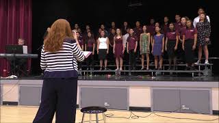 Paru Parong Bukid by Columbia Middle School Sunnyvale CA Concert Choir song 4 [upl. by Notfa585]