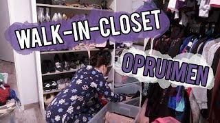 Walk in closet volledig opruimen ❤ Opruimvideo  Beautygloss [upl. by Ariada]