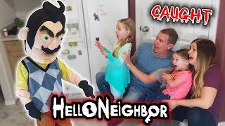 Hello Neighbor in Real Life Broke into a Strangers House amp Get Caught Part 1 [upl. by Annirac]