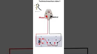 4 module board wiring 👍 electrical electrian homeimprovement electrician electrcian homewiring [upl. by Eckblad]