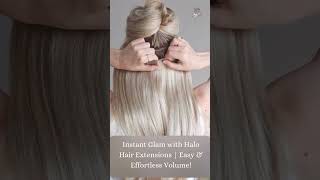 Instant Glam with Halo Hair Extensions  Easy amp Effortless Volume haloextensions Hairstyleoriginals [upl. by Gaile]