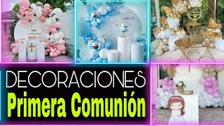 DECORACIONES para PRIMERA COMUNIÓN 🙏 Ideas [upl. by Alda]