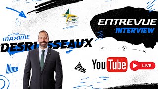 QMJHL Youtube Live  with Maxime Desruisseaux ValDOr Foreurs [upl. by Asyla749]