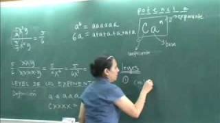 Exponentes en algebra parte 1 [upl. by Ttsepmet849]