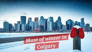 Dashcam Compilation Vlog 31 Enjoy Calgary first snow storm 2024 [upl. by Tsirhc]