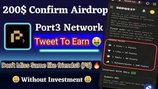 Port3 Network Social Mining [upl. by Nnayllehs]