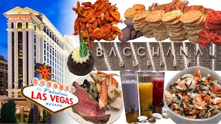 Bacchanal Buffet Las Vegas Walkthrough  Tour of the Largest Buffet in Las Vegas at Caesars Palace [upl. by Solis]