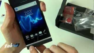 Sony Xperia S Unboxing and Hands On [upl. by Cohlette]