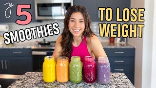 5 SMOOTHIES FOR THE WEEK TO LOSE WEIGHT Yovana [upl. by Haorbed]