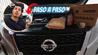 🛻 Servicio de Mantenimiento Nissan Frontier  Cambio de Aceite  Cambio de filtro [upl. by Rebmaed692]