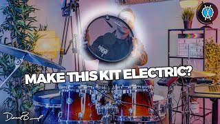 Make any Drumset electric ⚡️ in seconds  RTOM Black Hole Mesh heads  triggers [upl. by Mundt]