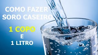 COMO FAZER SORO CASEIRO 1 COPO E 1 LITRO [upl. by Justinian]