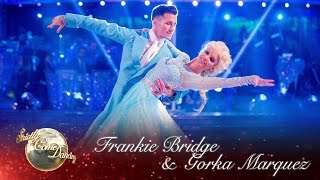 Frankie Bridge and Gorka Marquez American Smooth Foxtrot to ‘Let It Go’ from Frozen  Strictly 2016 [upl. by Castro]