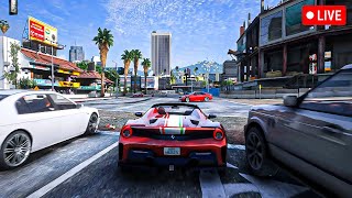 EPIC Racing Stunt in Gta 5 with Max Ultra Graphics 🔴Live [upl. by Silma621]