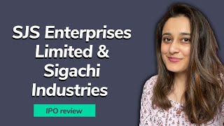 SJS Enterprises Limited IPO  Sigachi Industries IPO  Upcoming IPO [upl. by Majka44]