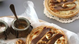 Recette  Tartelette au roquefort noix et magret séché [upl. by Lorak]