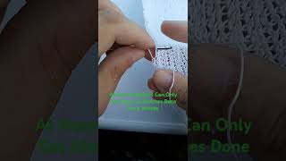 Lace Crocheting Normal Speed Vs Time Lapse Part 1 Normal Speed [upl. by Ahsital]