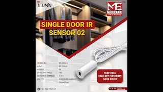 HowTo Connect Single Door IR Sensor 02 MESDS25 [upl. by Kcod94]