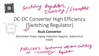 073E Switching Regulator design explanation from datasheet ADPL13602 [upl. by Stewardson693]