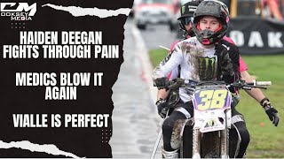 Haiden Deegan Fights Through Medics Screw Up AgainVialle Flawless At Daytona Supercross [upl. by Housum]