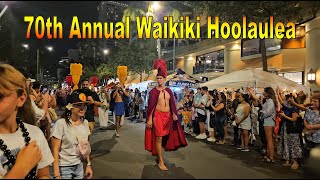 4K 70th Annual Waikiki Hoolaulea on 92124 in Waikiki Honolulu Oahu Hawaii [upl. by Ainattirb]