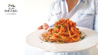 SPAGHETTI CON GAMBERI PISTACCHI E POMODORINI [upl. by Lednam247]