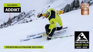 Salomon Addikt  NeveItalia  Ski Test  20232024 [upl. by Nygem]