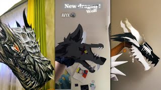 😱THE AMAZING Paper Dragon 🔥Puppet TikTok Compilation 19 [upl. by Schindler]