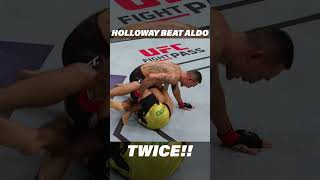 Max Holloway Bet Jose Aldo TWICE ufc shorts [upl. by Ylrad]