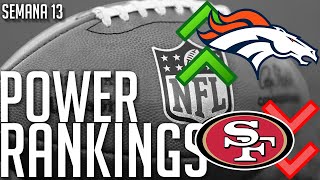 NFL POWER RANKINGS SEMANA 13  TEMPORADA 2024 [upl. by Garrek431]