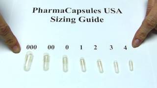 Capsule Sizing Chart Gelatin Capsule Size Guide [upl. by Arehs]