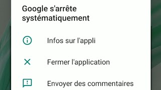 Paramètres Google sarrête systématiquement  Résolu [upl. by Gable]