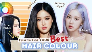 Best HAIR COLOUR For Your Face its more than just SKIN TONE Facial Features amp Structure Style [upl. by Natsreik]