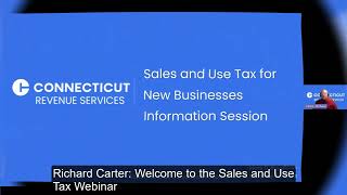 Sales and Use Tax for New Businesses Webinar  Oct 16 2024 [upl. by Shelman]