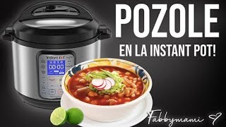 CÓMO HACER POZOLE EN LA OLLA INSTANT POT  POZOLE SÚPER RÁPIDO [upl. by Arral934]