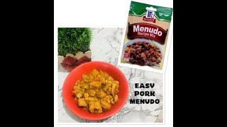 Easy Pork Menudo  Ft McCormick Menudo Recipe Mix [upl. by Nanice473]