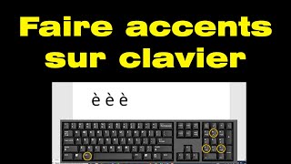 Comment faire les accents sur le clavier [upl. by Chuu458]