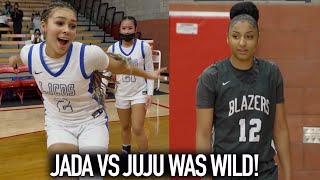 Jada Williams FEARLESS Vs JuJu Watkins Sierra Canyon squad Heats up In Front Of Gilbert Arenas [upl. by Vanya]